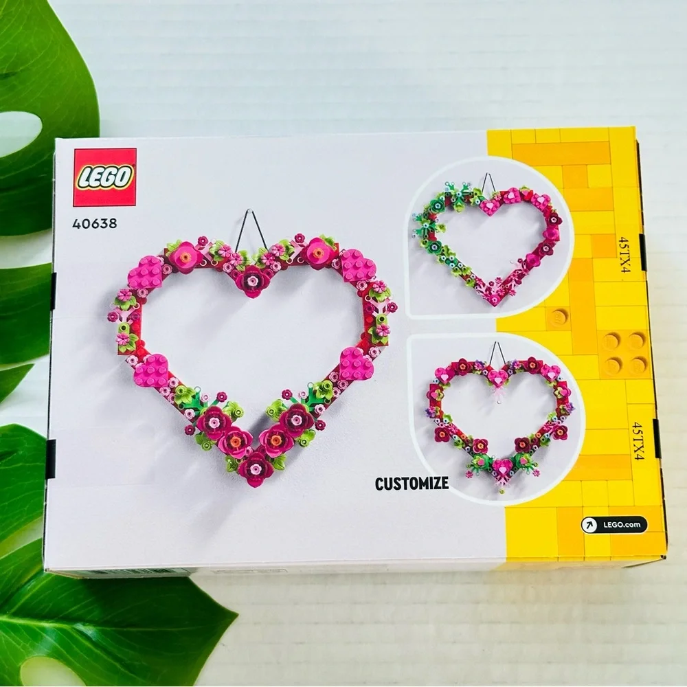 Lego Heart Ornament (40638) NEW - Picture 9 of 9